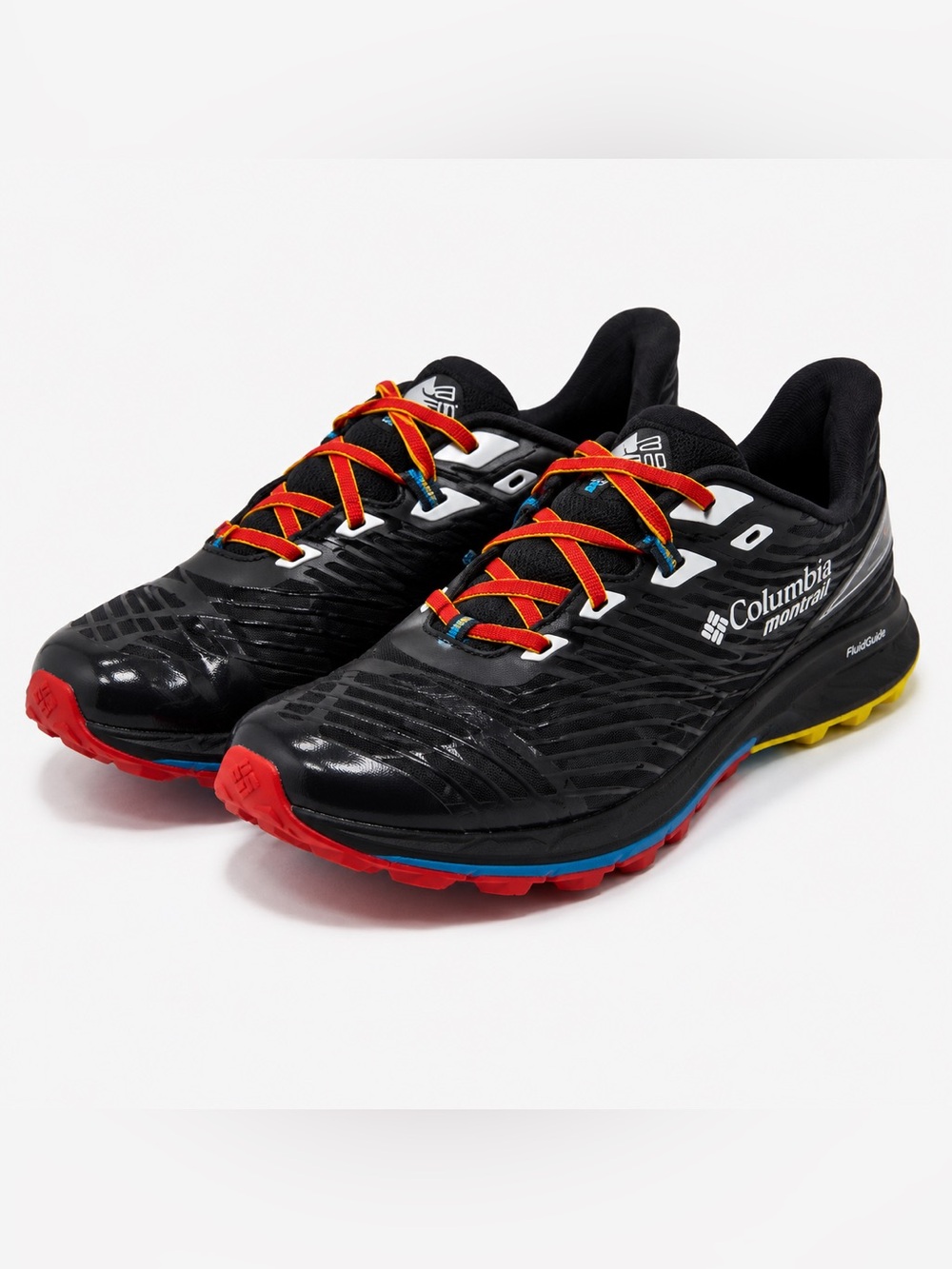 Columbia Montrail Trinity AG Trail Running Shoes Men’s 10 Black Red Hiking shoe
